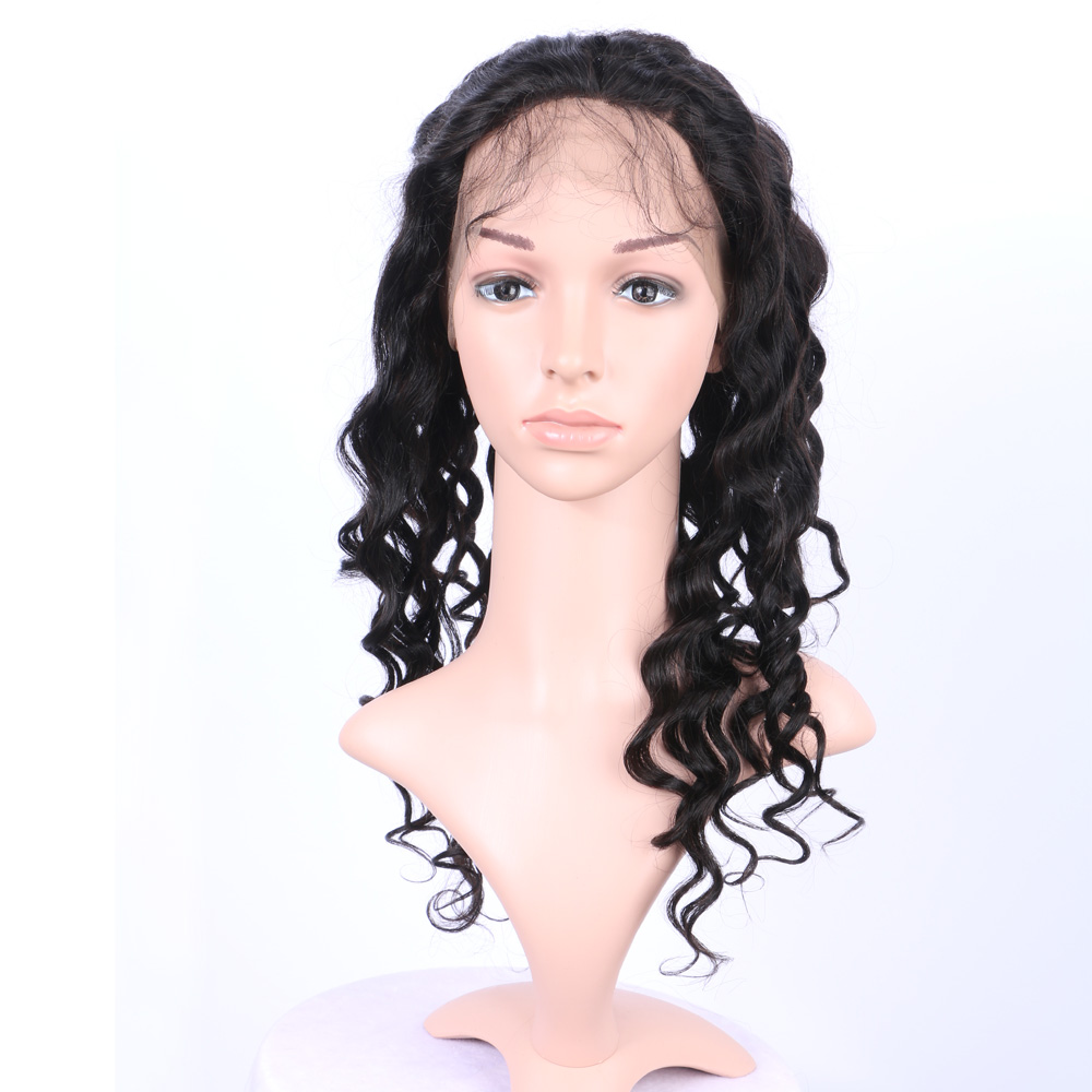 360 lace closure frontal with hair budndle, 360 lace band with baby hair QM050